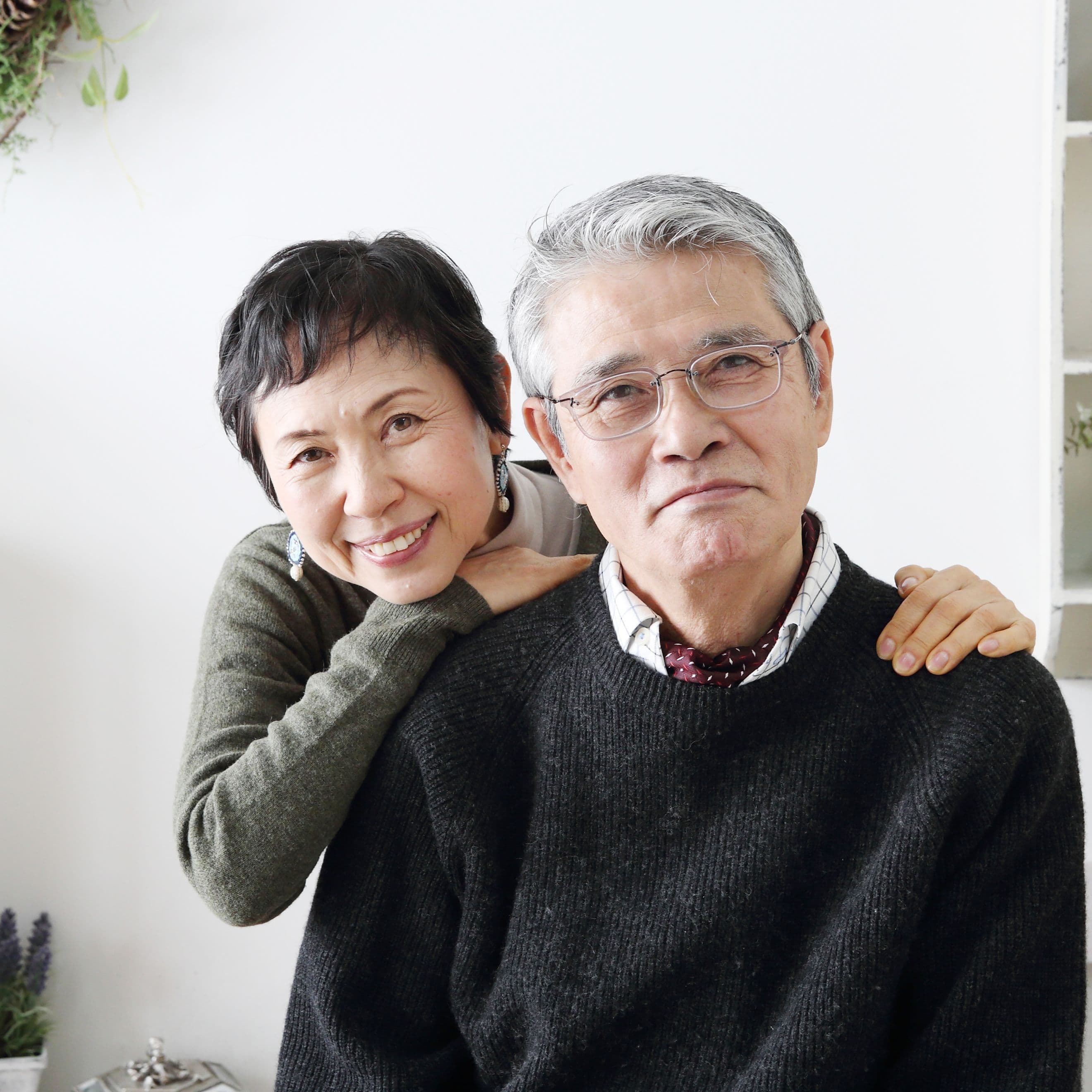 素敵なシニア夫婦ショット